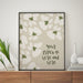 custom song lyric wall art print