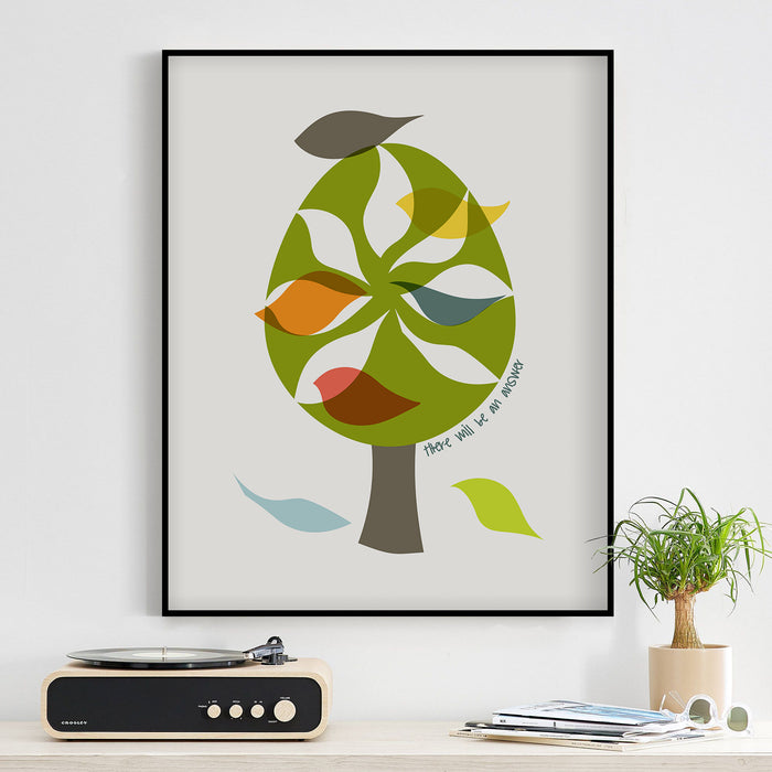 mid-century modern wall art