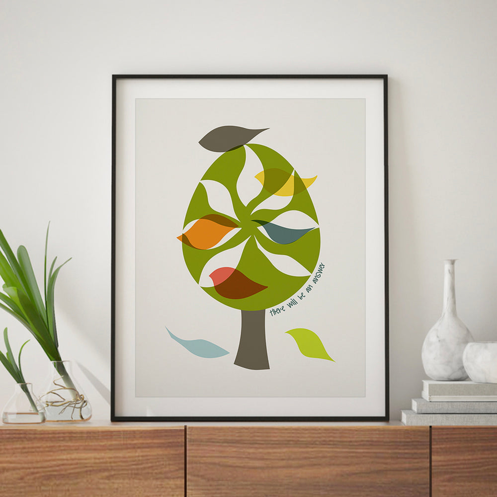 Let It Be | The Beatles - Song Lyrics Art Print Music Poster