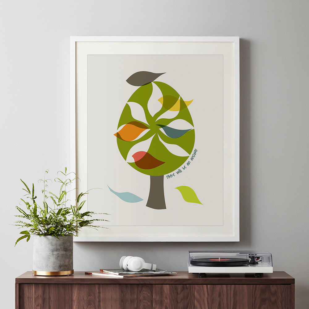 Let It Be | The Beatles - Song Lyrics Art Print Music Poster