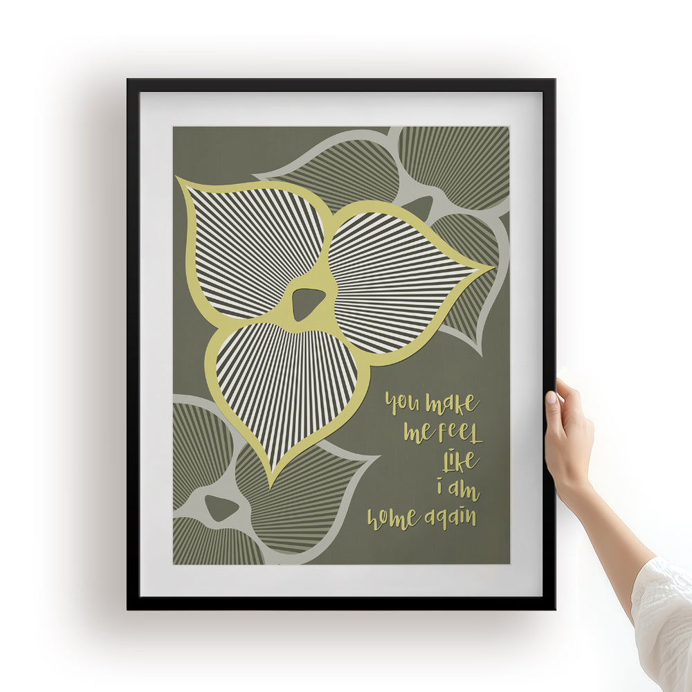 Love Song | The Cure - Song Lyric Wall Art Print Coastal Music Poster