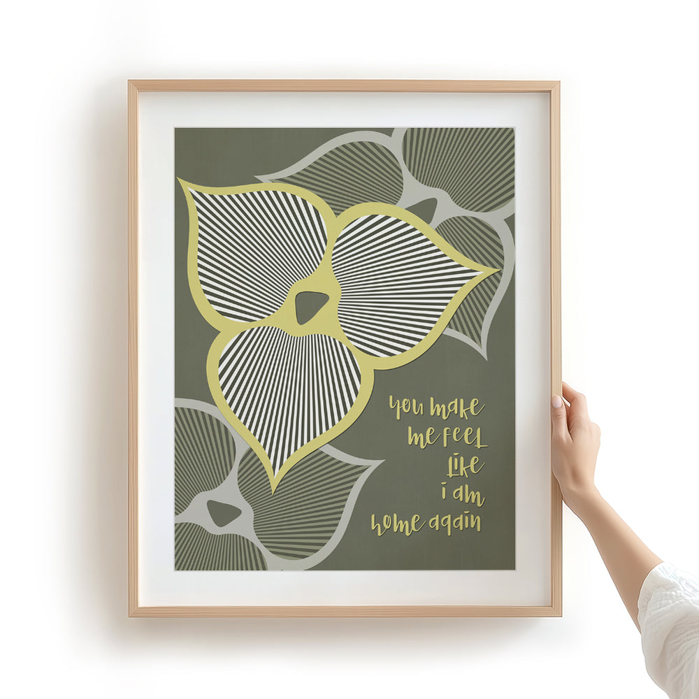 Love Song | The Cure - Song Lyric Wall Art Print Coastal Music Poster