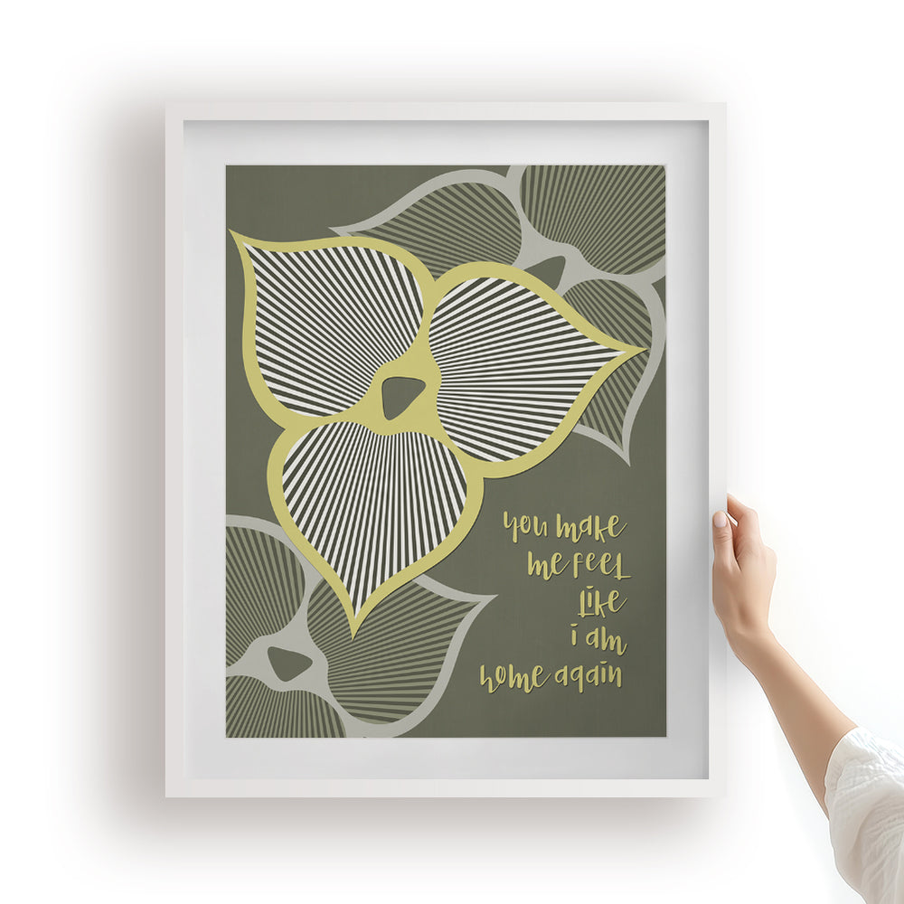 Love Song | The Cure - Song Lyric Wall Art Print Coastal Music Poster