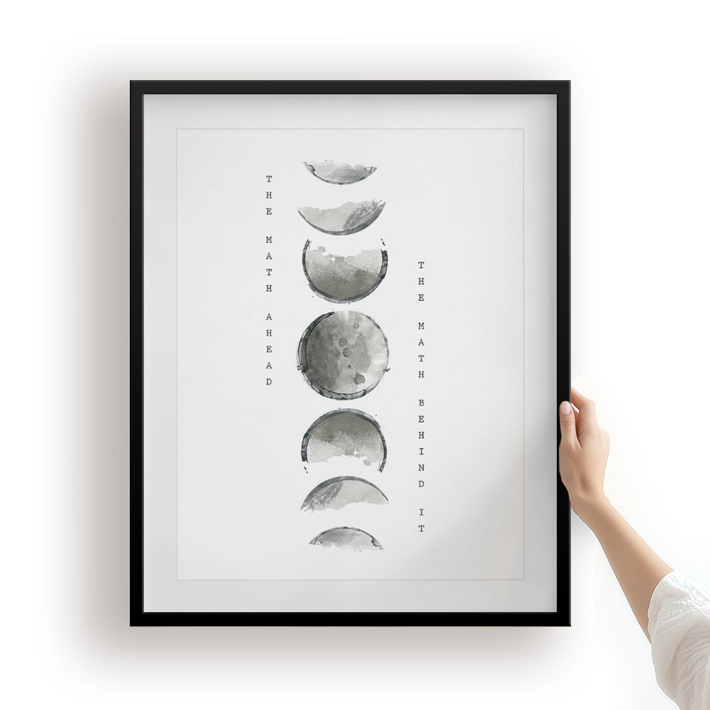 21 Moon Water | Bon Iver - Song Lyrics Art Print