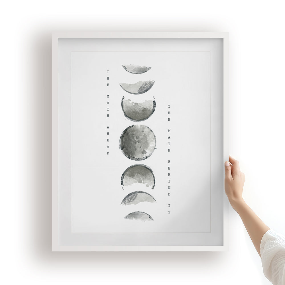 21 Moon Water | Bon Iver - Song Lyrics Art Print