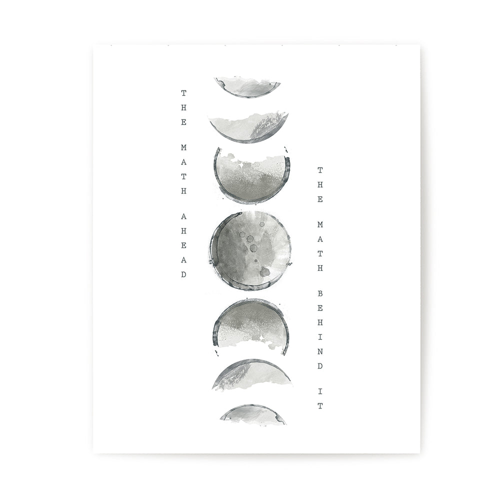 21 Moon Water | Bon Iver - Song Lyrics Art Print