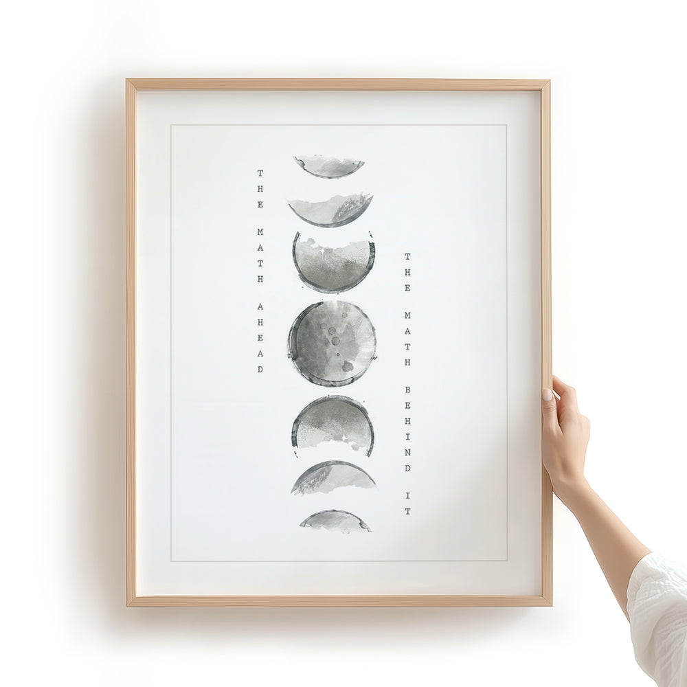 21 Moon Water | Bon Iver - Song Lyrics Art Print