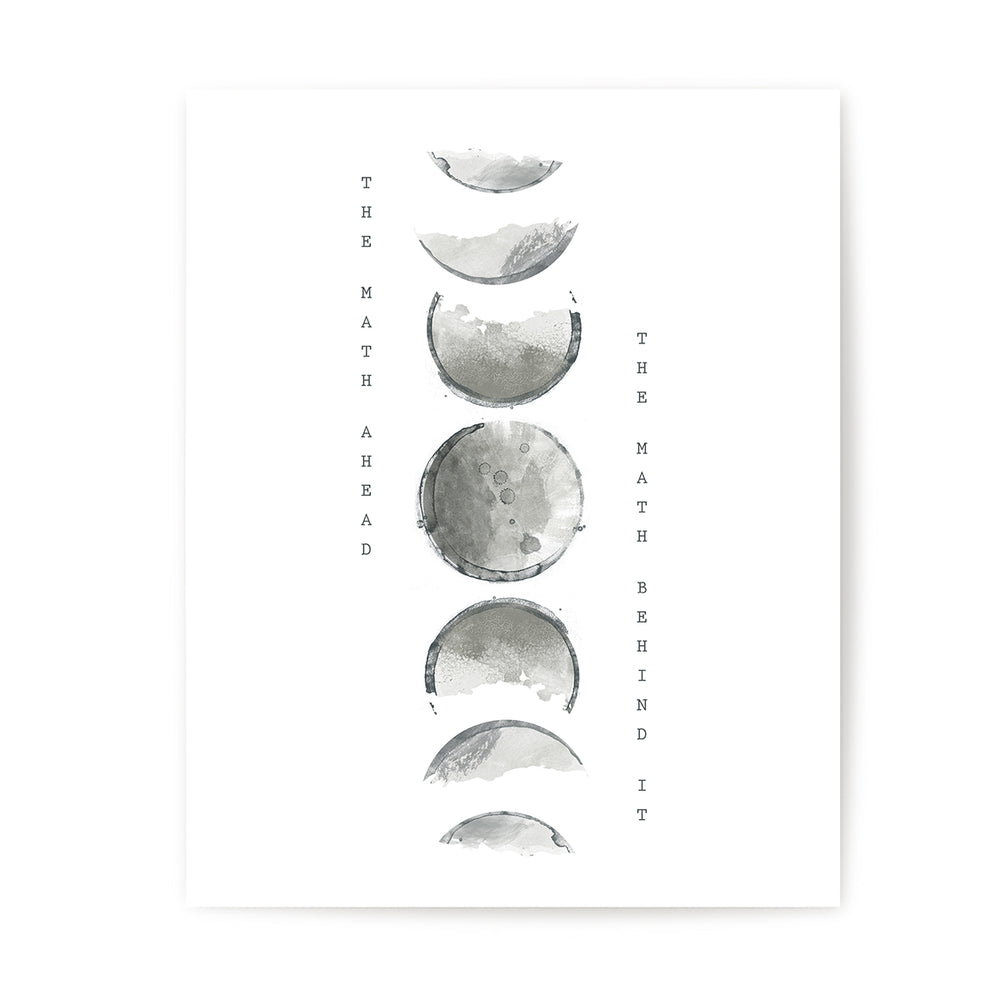 21 Moon Water | Bon Iver - Song Lyrics Art Print