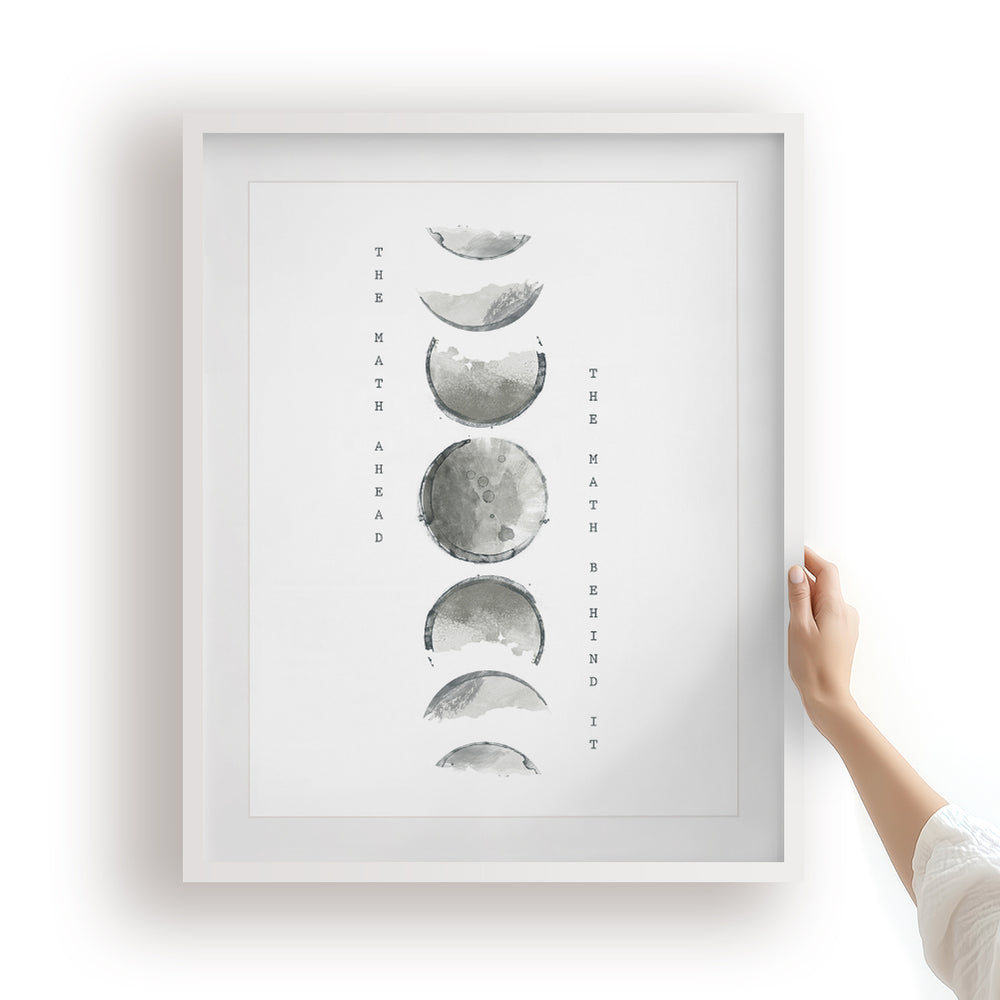 21 Moon Water | Bon Iver - Song Lyrics Art Print