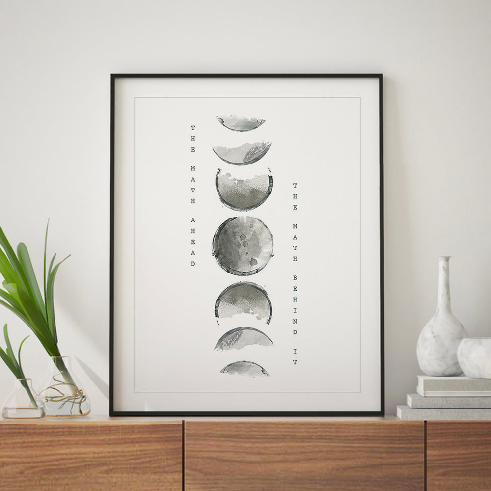 21 Moon Water | Bon Iver - Song Lyrics Art Print