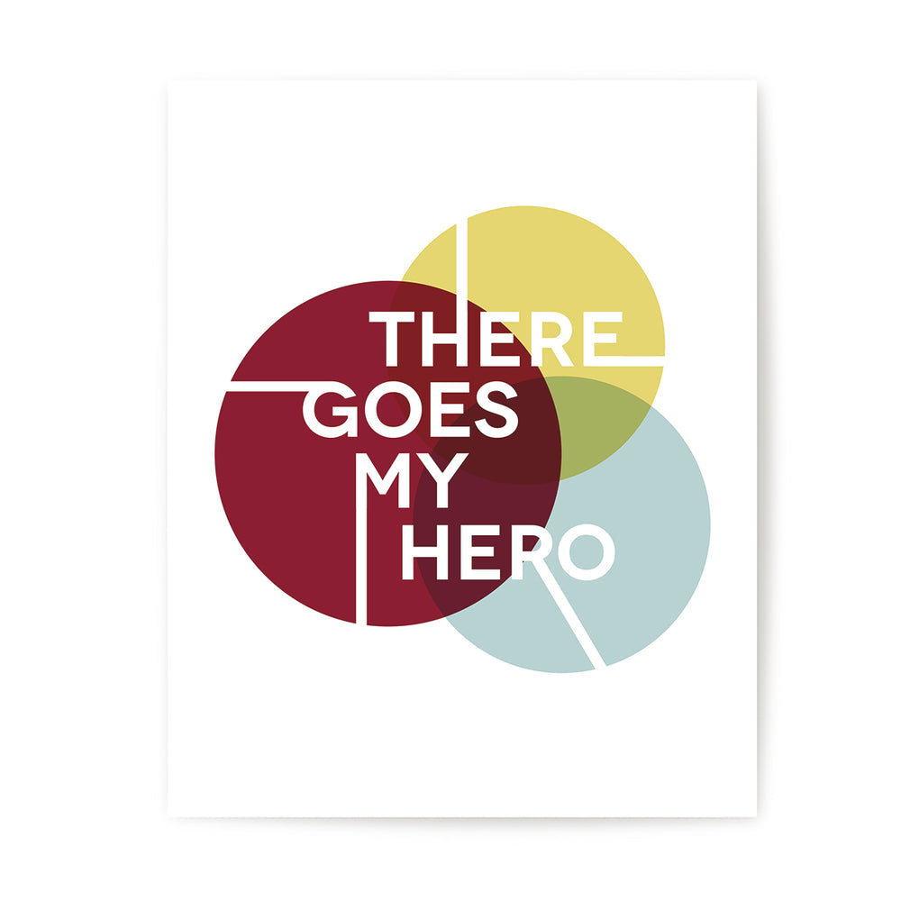 My Hero | Foo Fighters - Song Lyrics Art Print