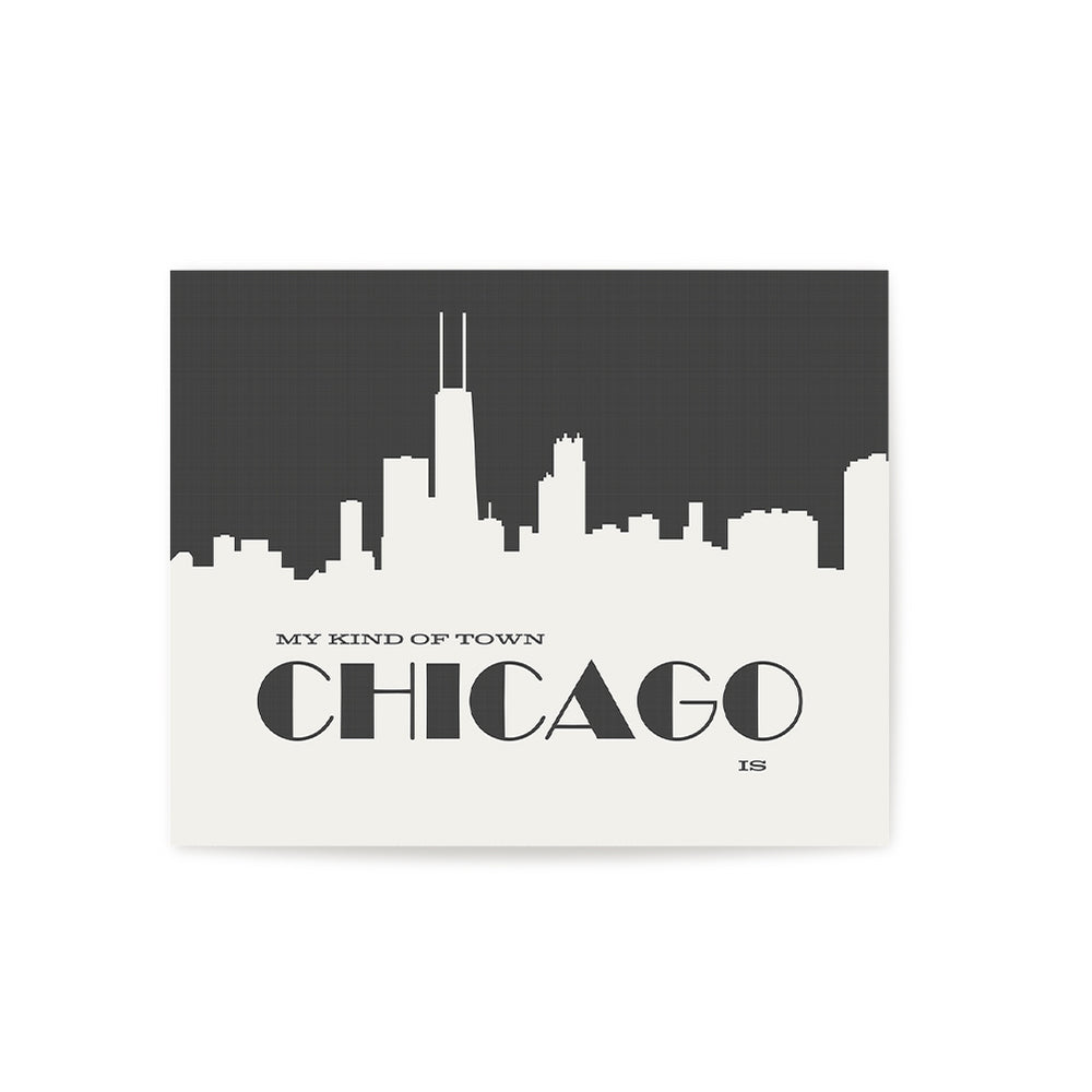 My Kind Of Town | Frank Sinatra song lyric wall art music poster