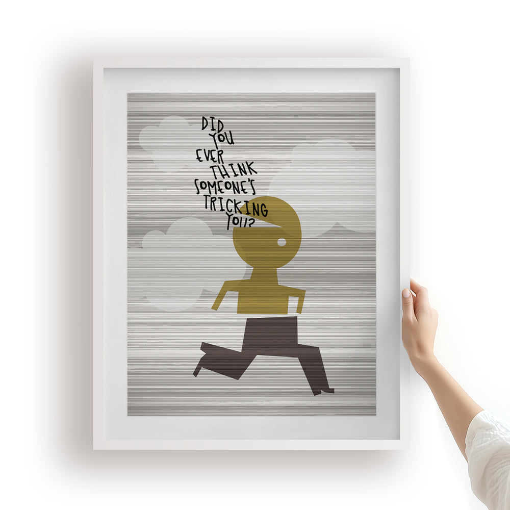 Non Dairy Creamer | Third Eye Blind song lyric wall art music poster