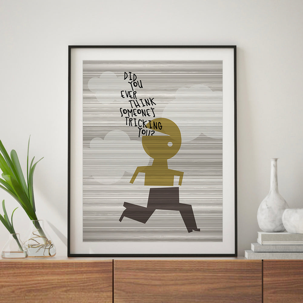 Non Dairy Creamer | Third Eye Blind song lyric wall art music poster