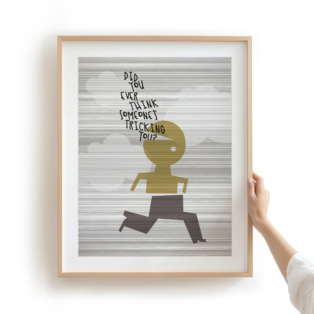 Non Dairy Creamer | Third Eye Blind song lyric wall art music poster