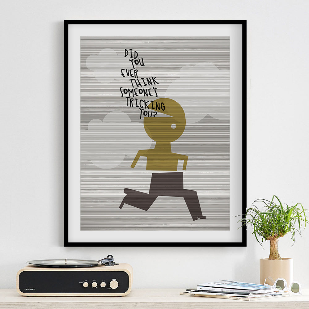 Non Dairy Creamer | Third Eye Blind song lyric wall art music poster