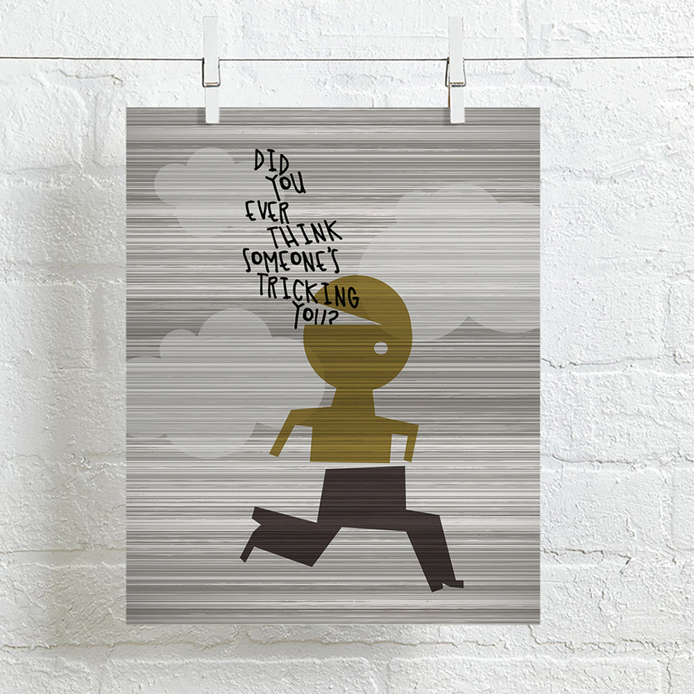 Non Dairy Creamer | Third Eye Blind song lyric wall art music poster