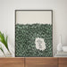 custom song lyric wall art print with forest pine trees