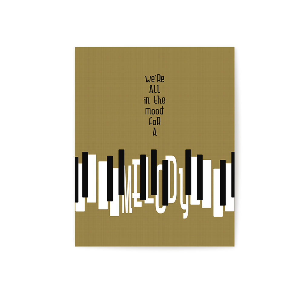 Piano Man | Billy Joel song lyric wall art music poster