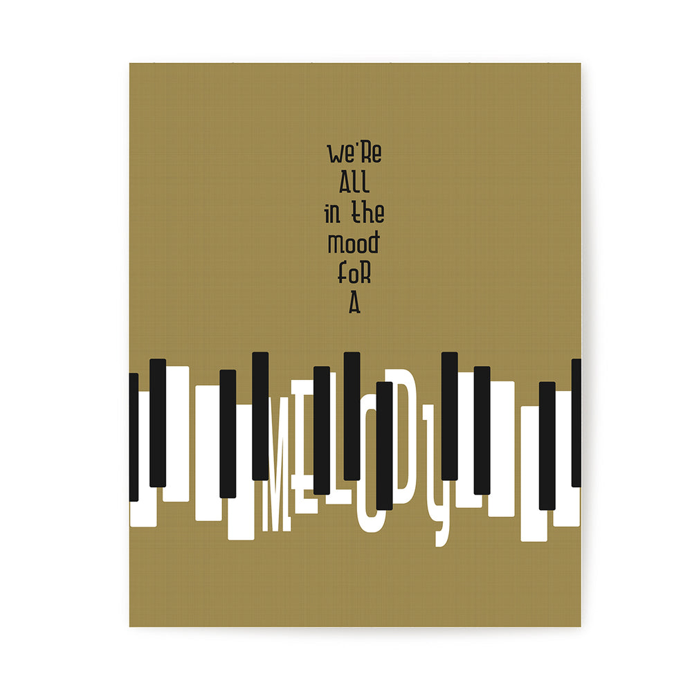 Piano Man | Billy Joel song lyric wall art music poster