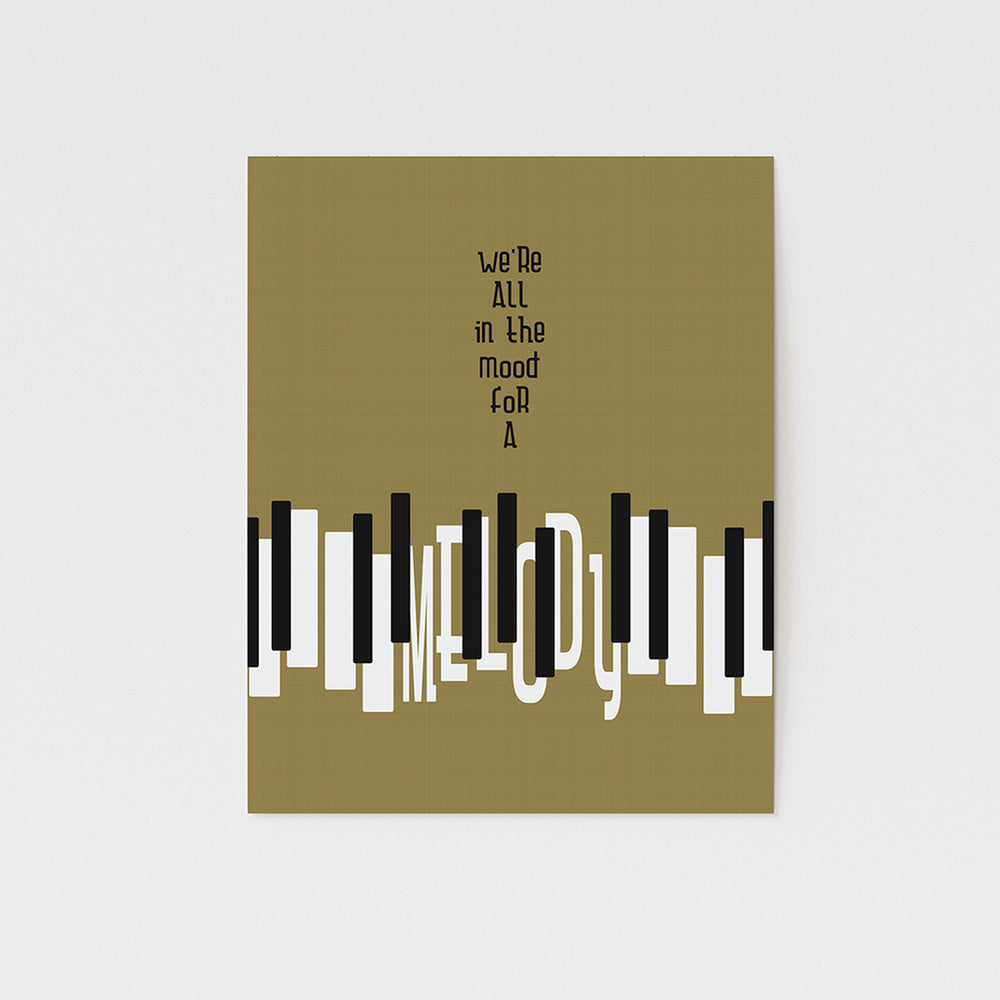 We're all in the mood for a melody