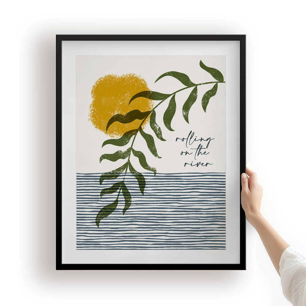 Proud Mary | Creedence Clearwater Revival - Song Lyrics Art Print