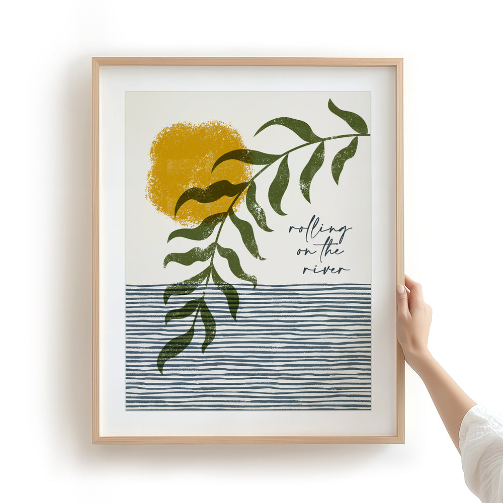 Proud Mary | Creedence Clearwater Revival - Song Lyrics Art Print