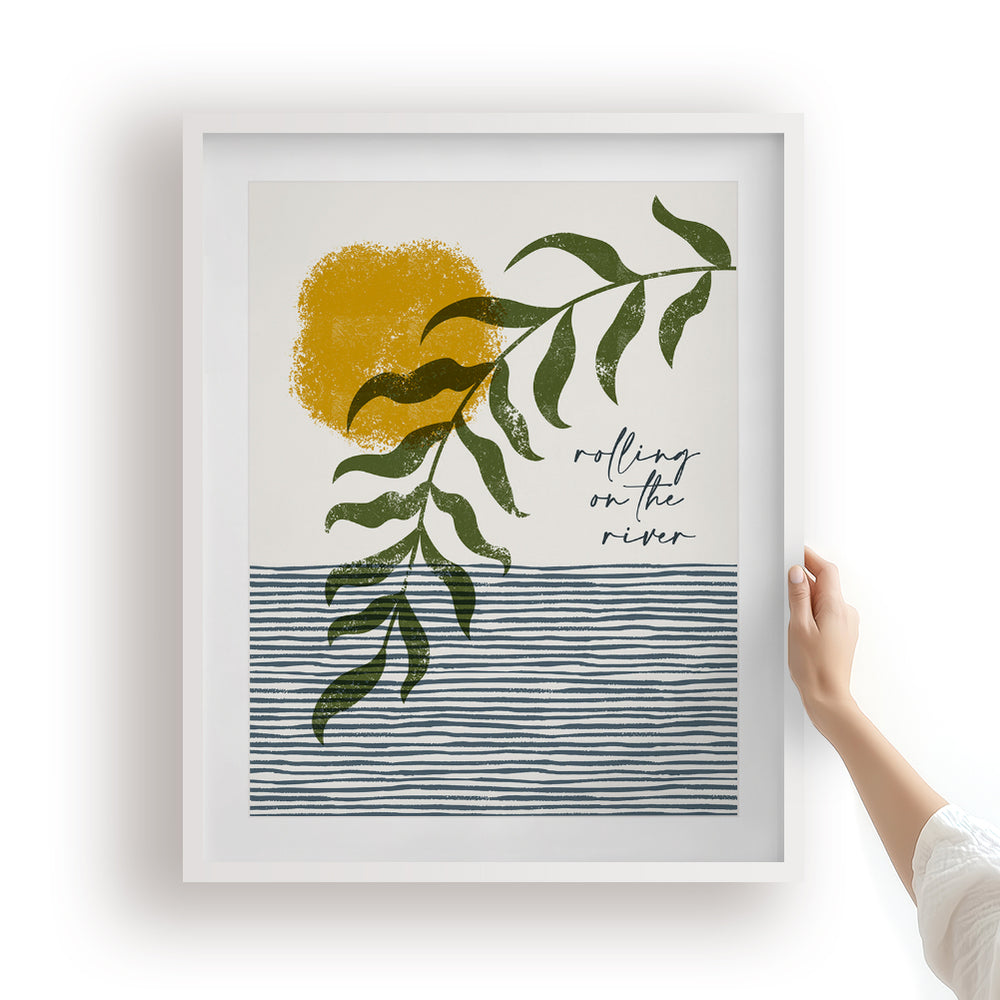 Proud Mary | Creedence Clearwater Revival - Song Lyrics Art Print