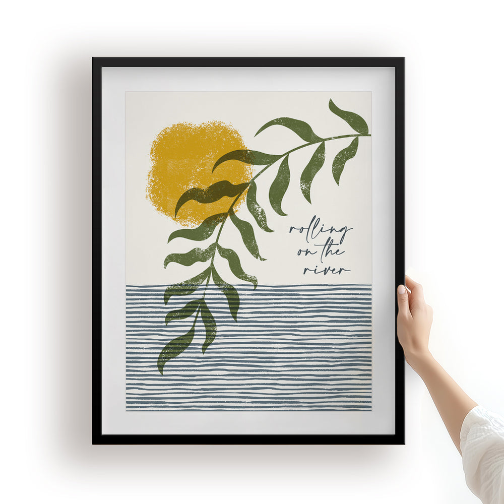Proud Mary | Creedence Clearwater Revival - Song Lyrics Art Print