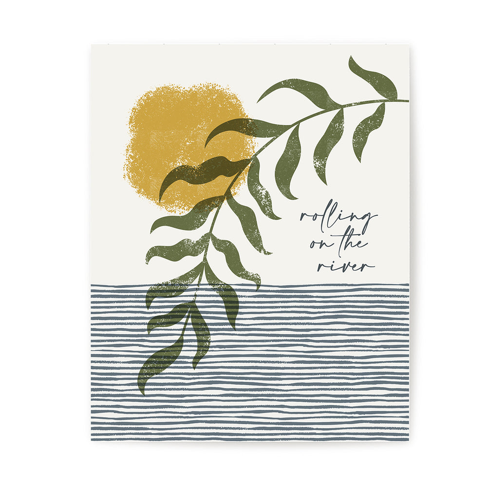 Proud Mary | Creedence Clearwater Revival - Song Lyrics Art Print