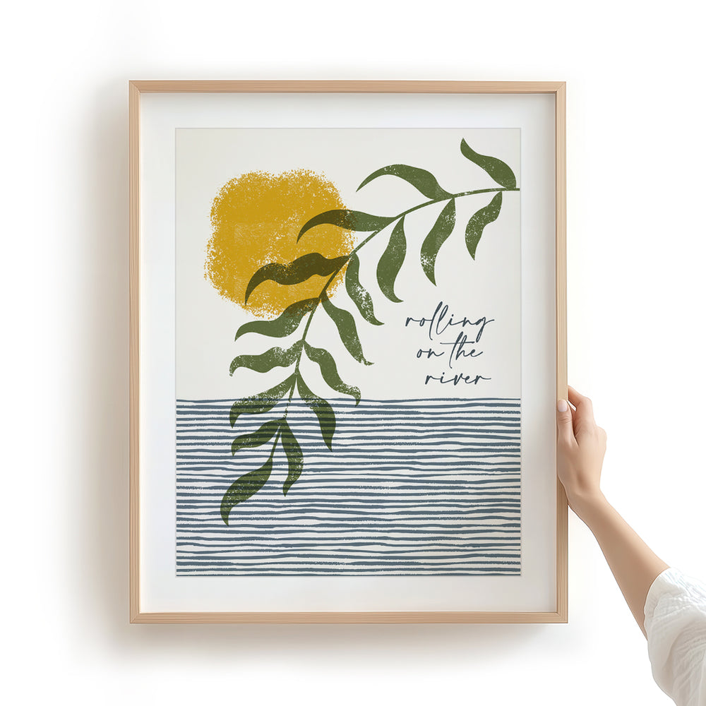 Proud Mary | Creedence Clearwater Revival - Song Lyrics Art Print