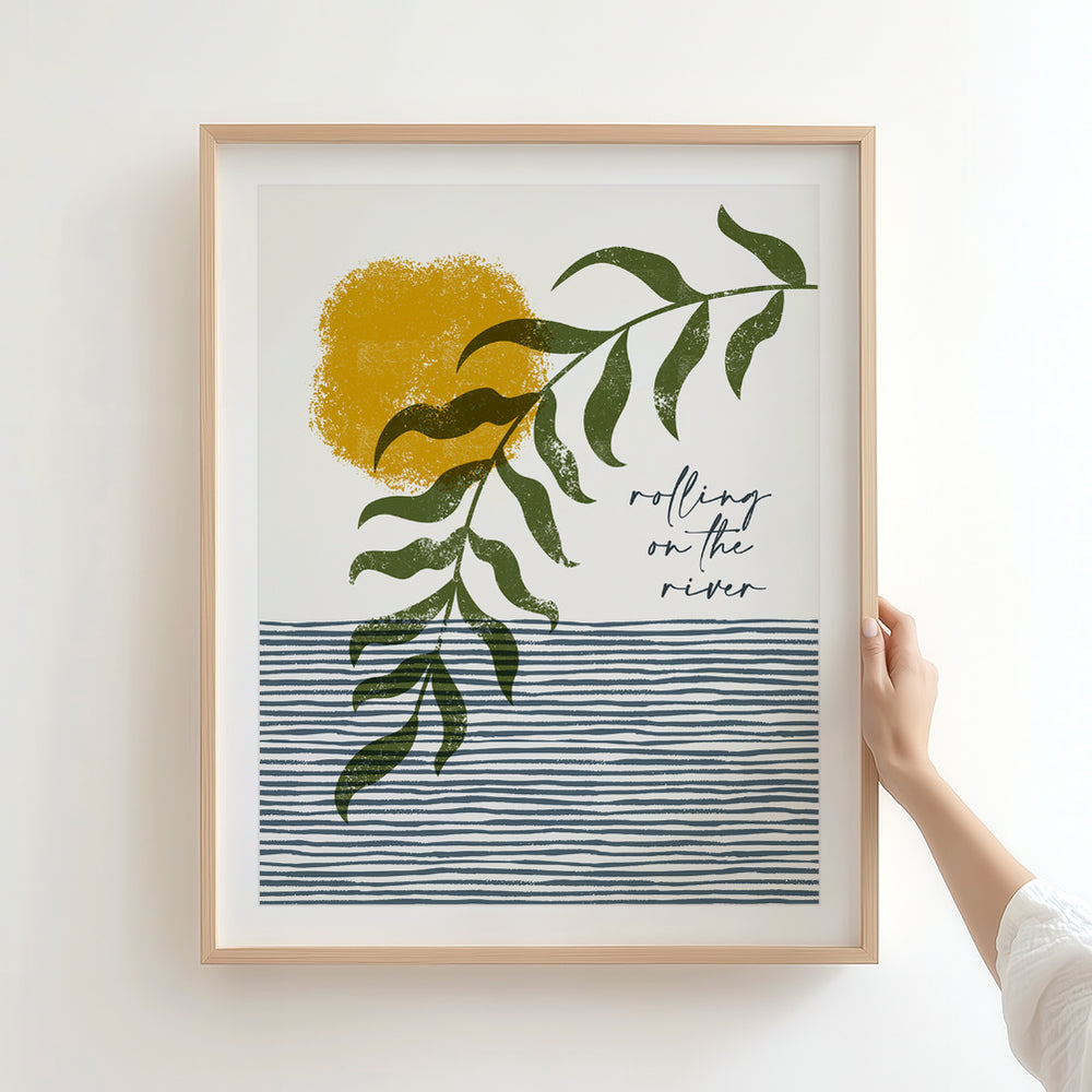 Proud Mary | Creedence Clearwater Revival - Song Lyrics Art Print