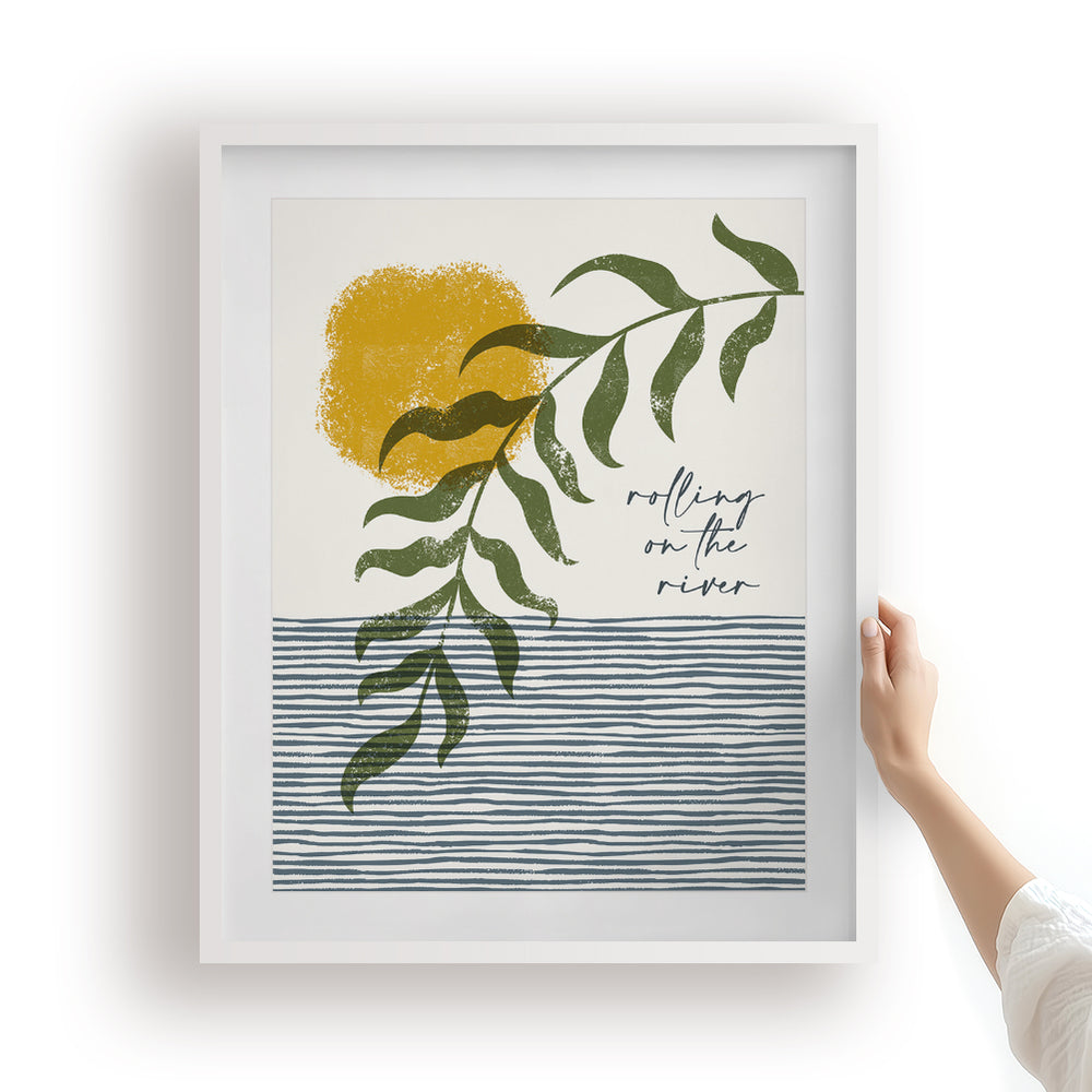 Proud Mary | Creedence Clearwater Revival - Song Lyrics Art Print