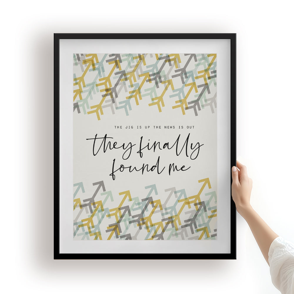 Renegade | Styx - Song Lyrics Art Print