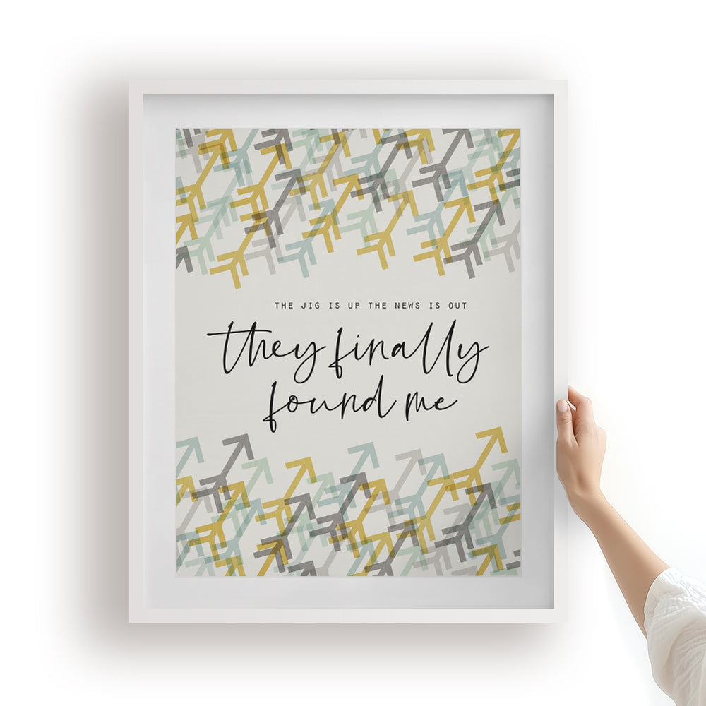Renegade | Styx - Song Lyrics Art Print