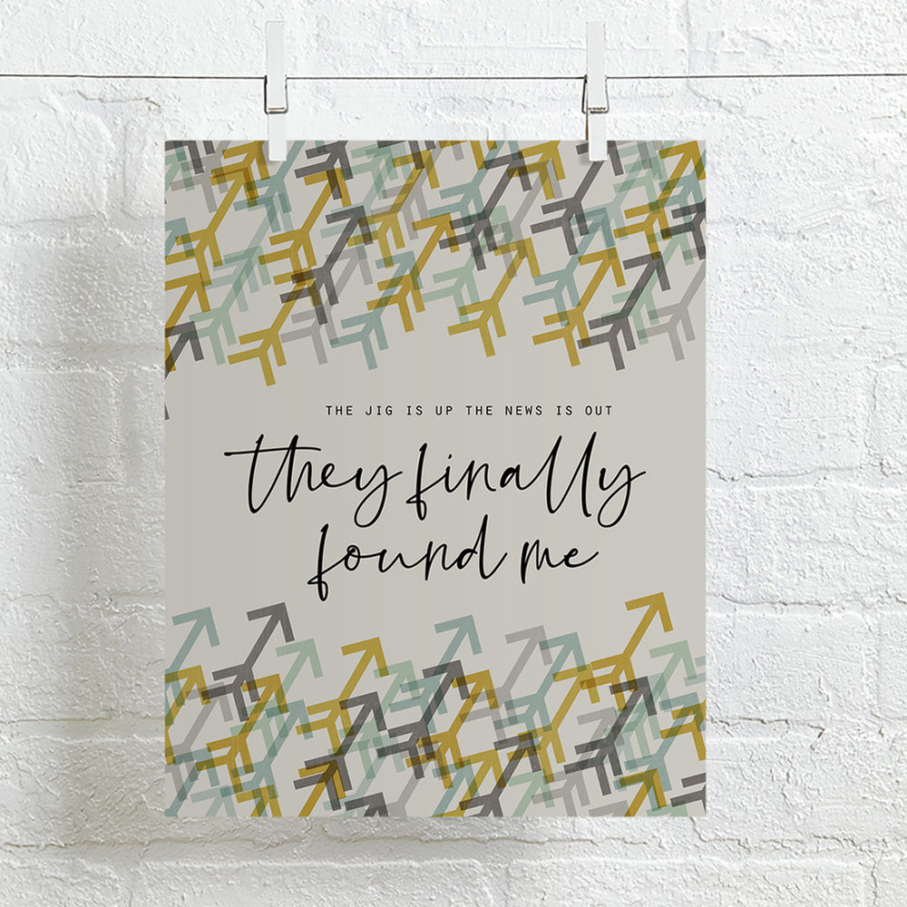 Renegade | Styx song lyric art print