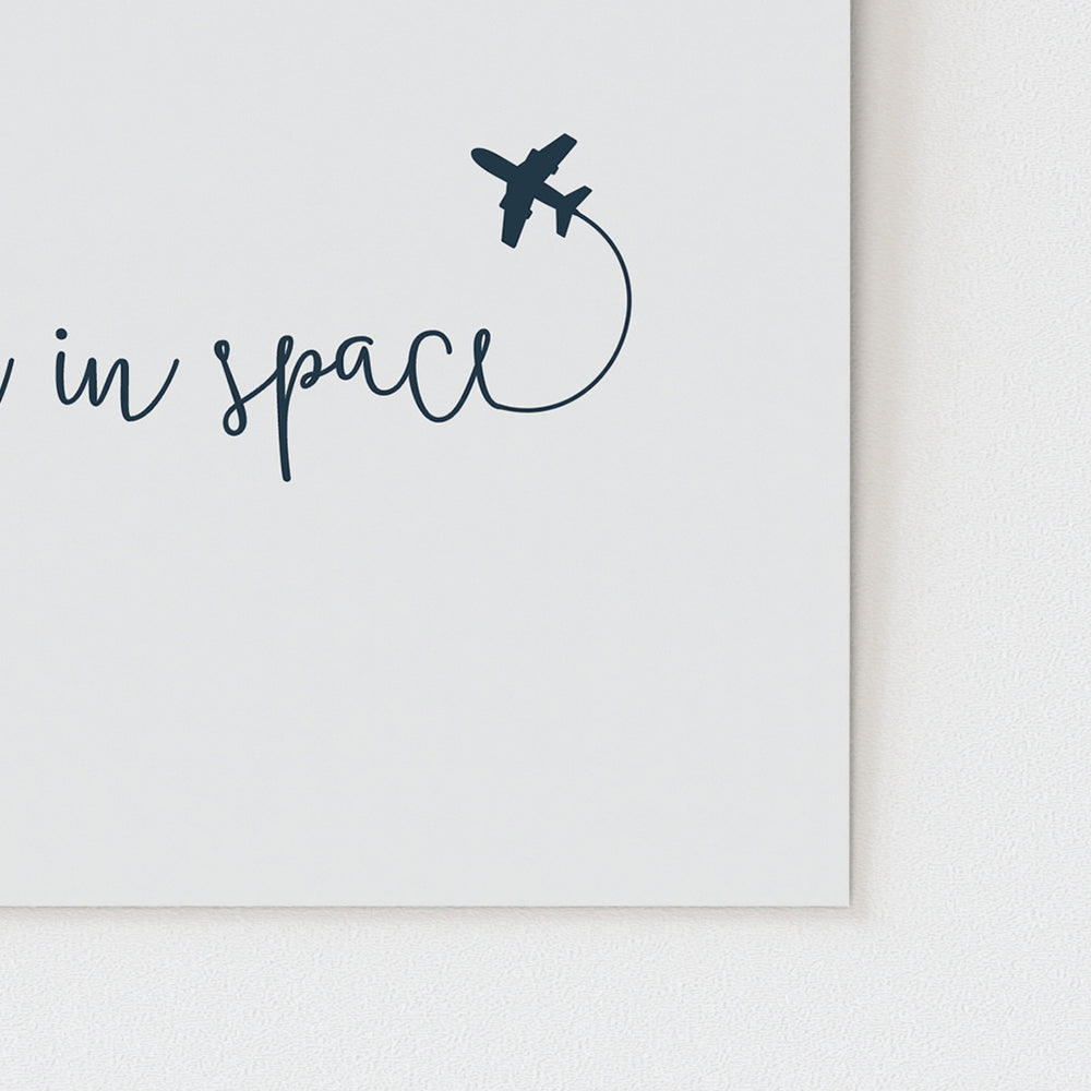 Rocket Man Song Lyric Wall Art Print