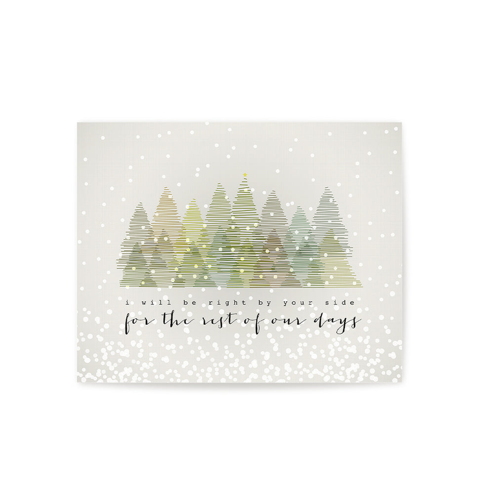 Snow Outside | Dave Matthews Band - Song Lyrics Art Print