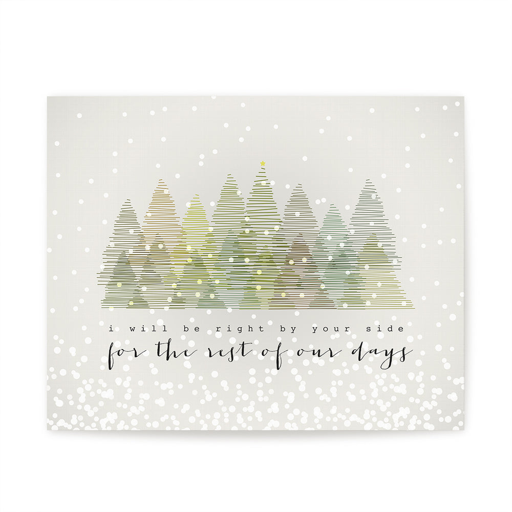 Snow Outside | Dave Matthews Band - Song Lyrics Art Print