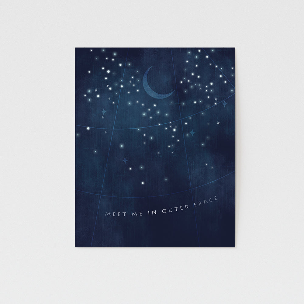meet me in outer space song lyric art