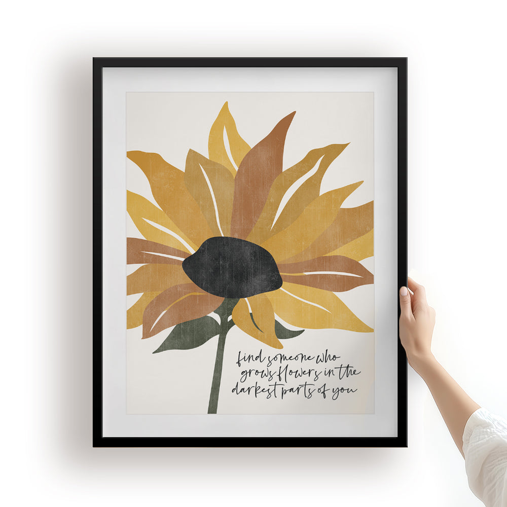 Sun To Me | Zach Bryan - Song Lyrics Art Print