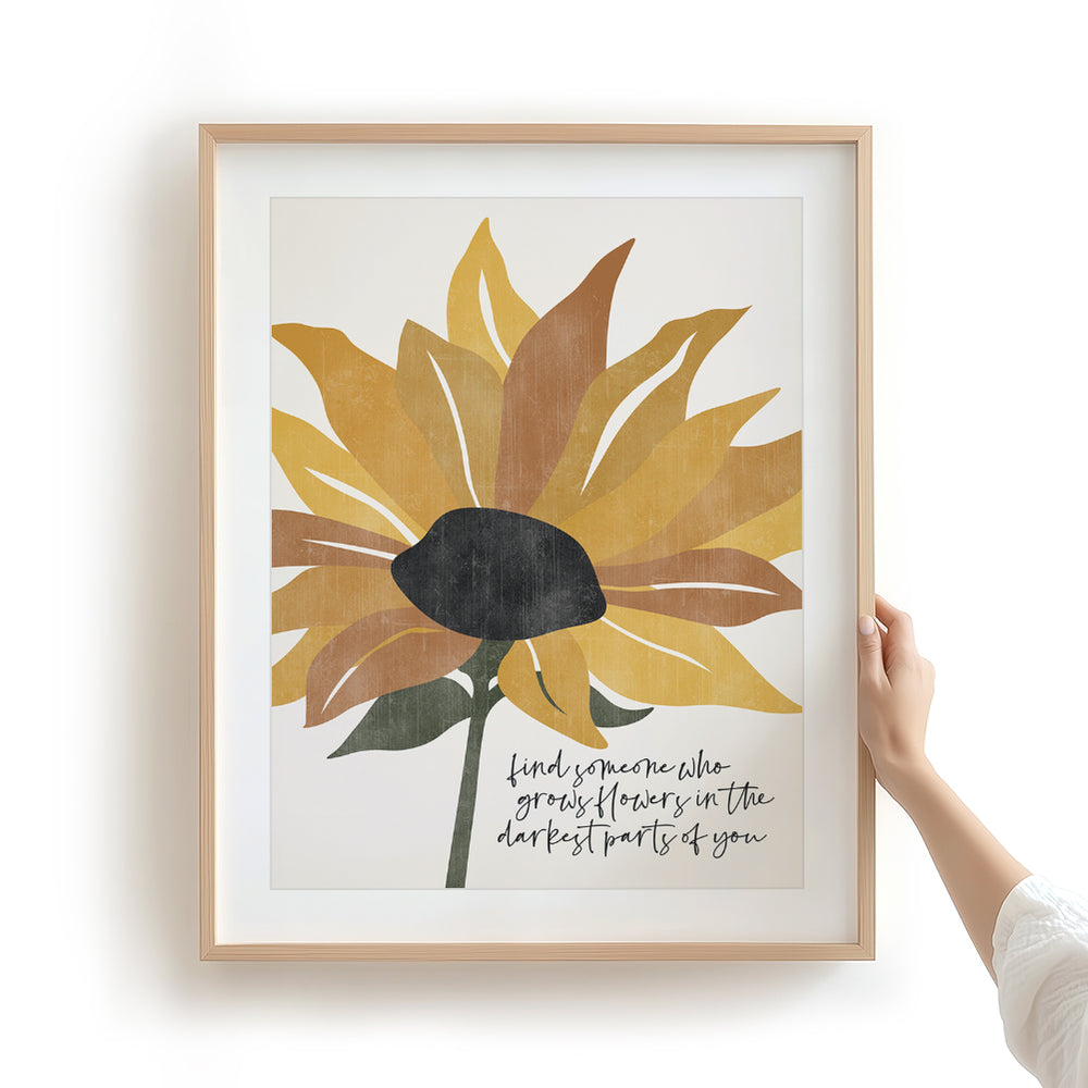 Sun To Me | Zach Bryan - Song Lyrics Art Print