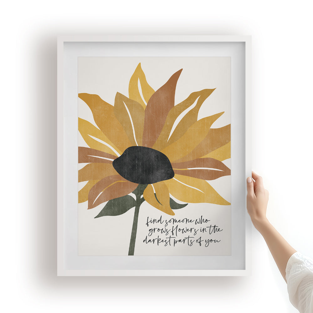 Sun To Me | Zach Bryan - Song Lyrics Art Print