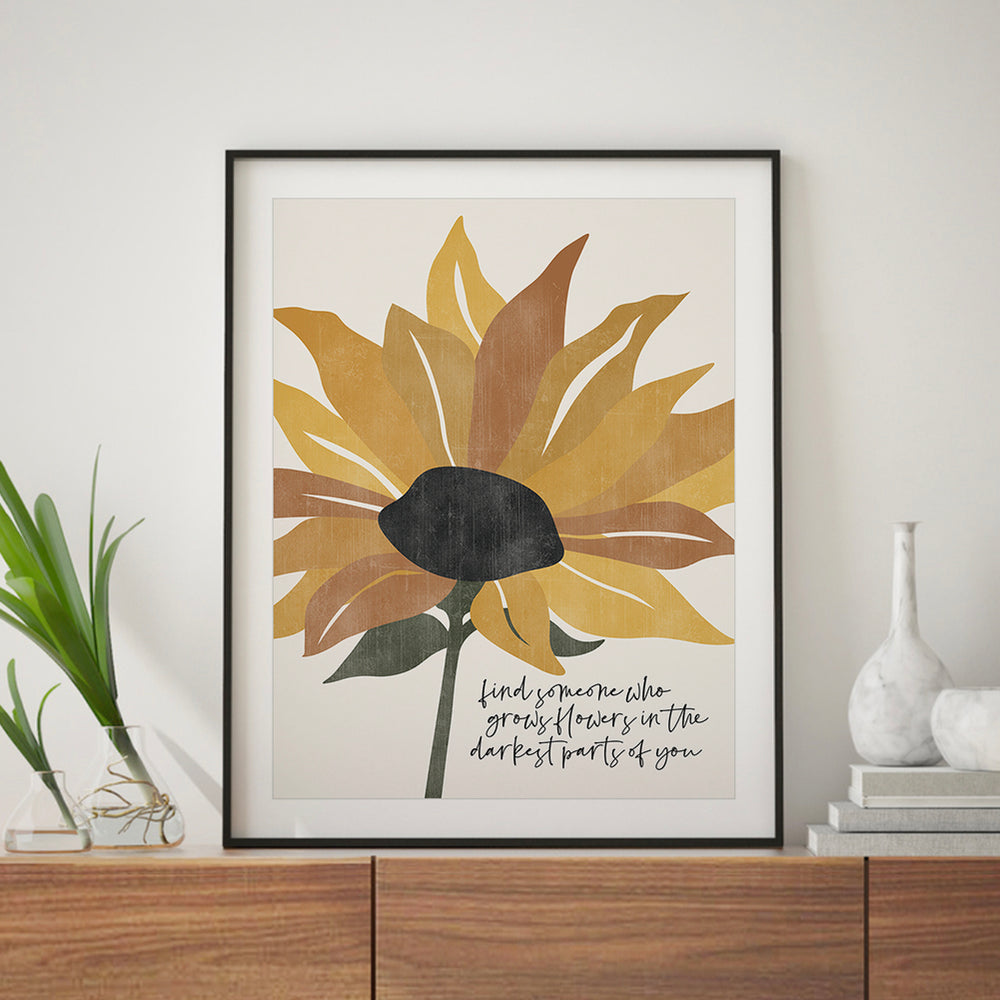 Sun To Me | Zach Bryan - Song Lyrics Art Print