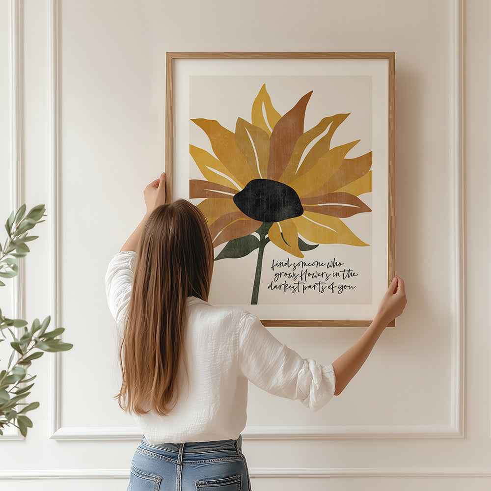 Sun To Me | Zach Bryan - Song Lyrics Art Print