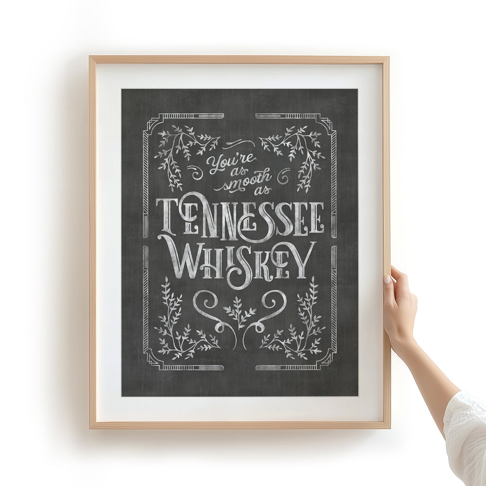 Tennessee Whiskey | Chris Stapleton - Song Lyrics Art Print