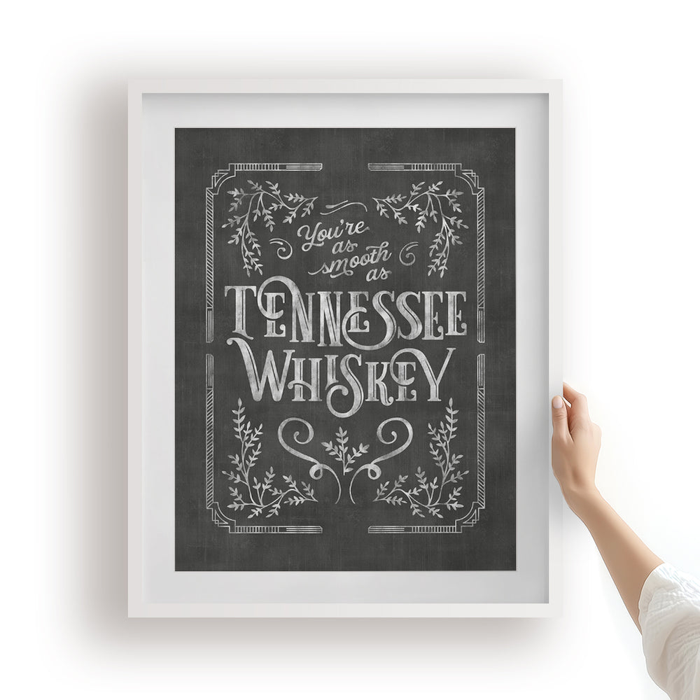 Tennessee Whiskey | Chris Stapleton - Song Lyrics Art Print