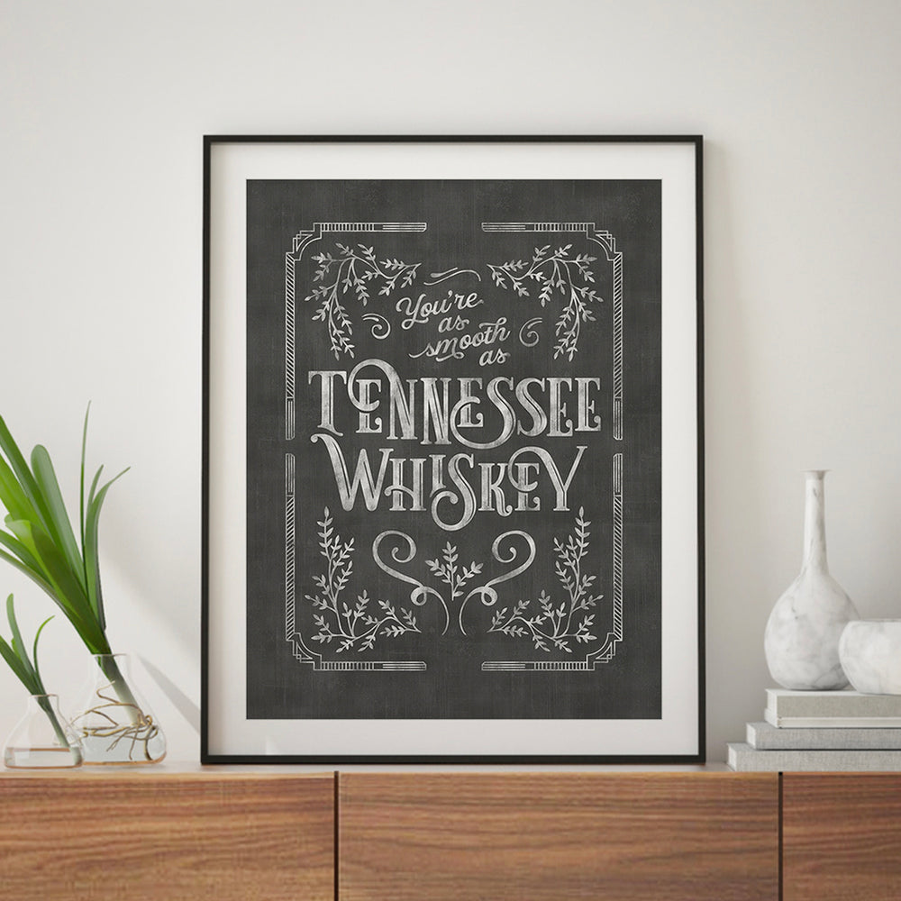 Tennessee Whiskey | Chris Stapleton - Song Lyrics Art Print