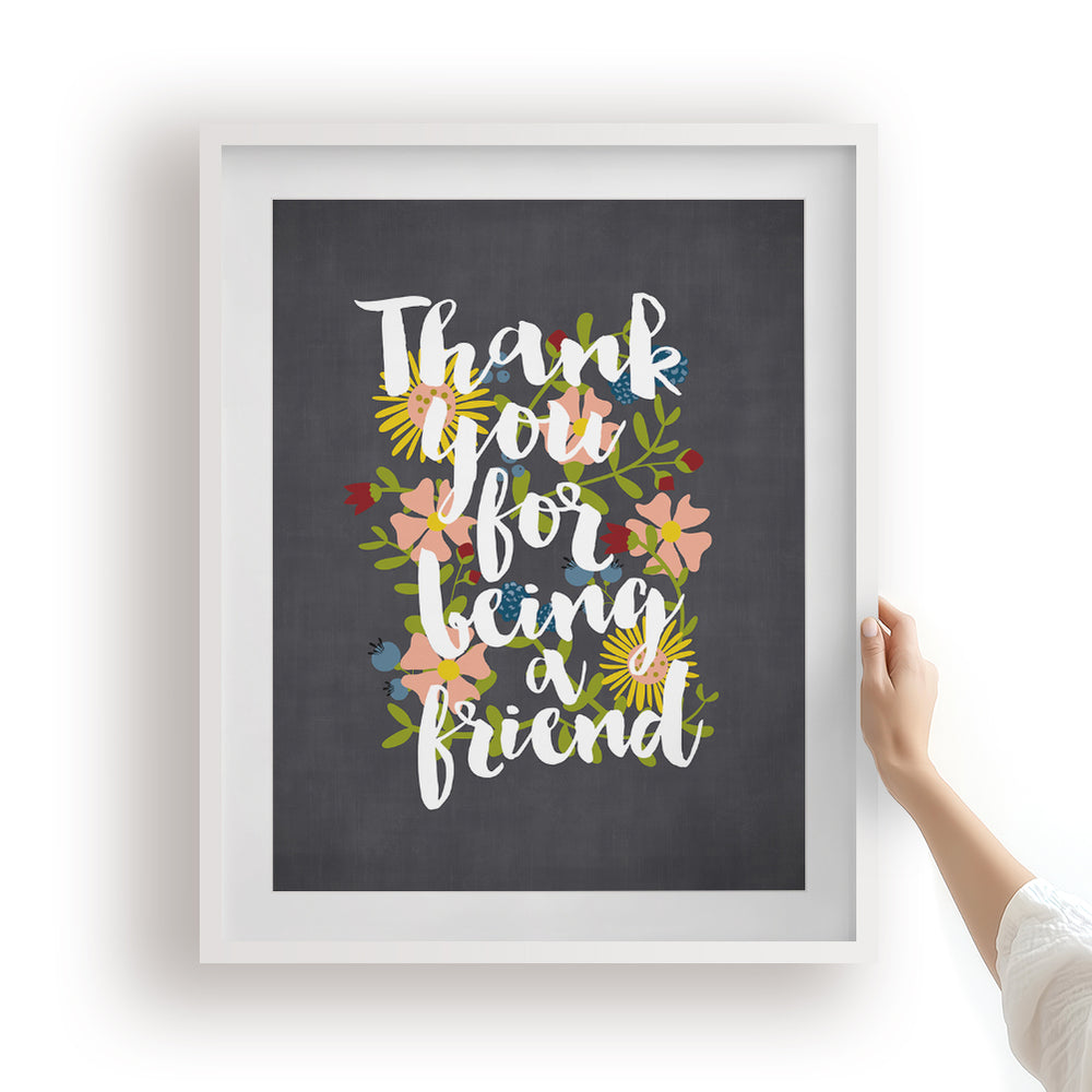 Thank You For Being A Friend | Golden Girls Theme Song - Lyrics Art Print