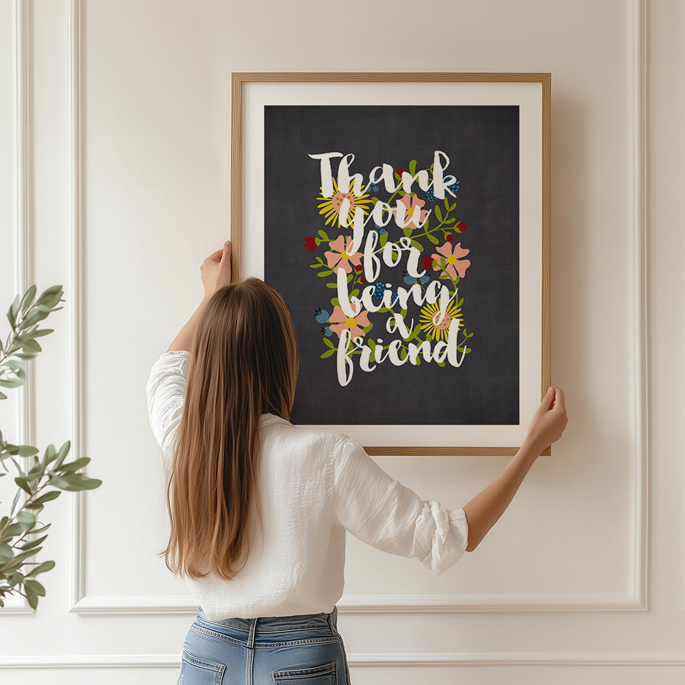 Thank You For Being A Friend | Golden Girls Theme Song - Lyrics Art Print